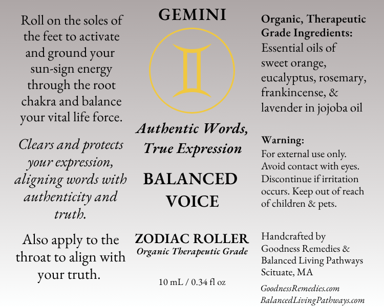Zodiac Essence Oil — Personalized Aromatherapy Blend