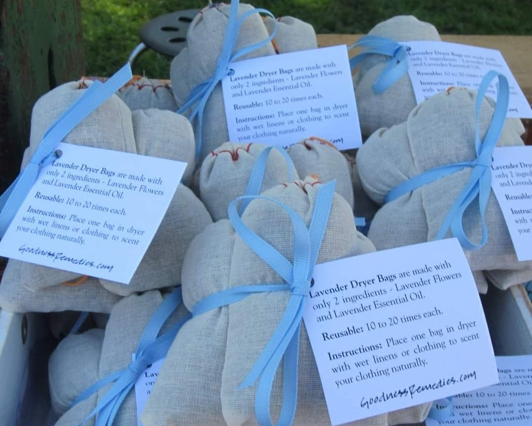Lavender Dryer Bags