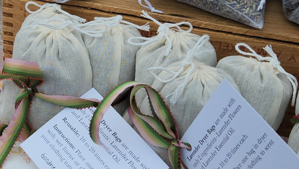 Lavender Dryer Bags